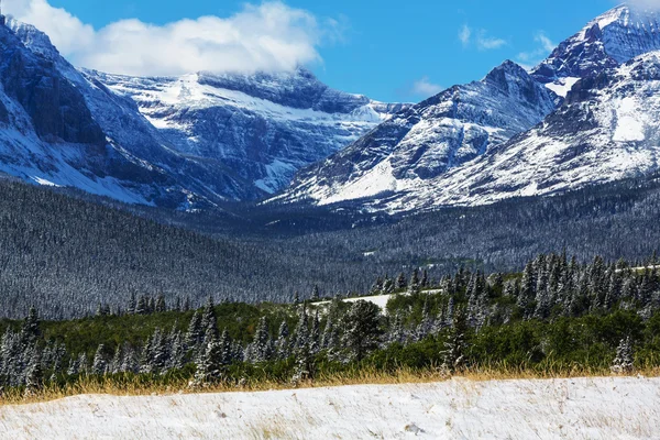 Musim dingin di Taman Gletser — Stok Foto
