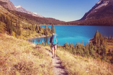 buzul parkta yürüyüş