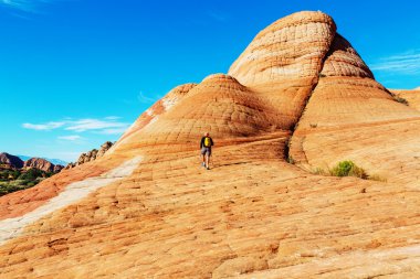 Utah dağlarda yürüyüş