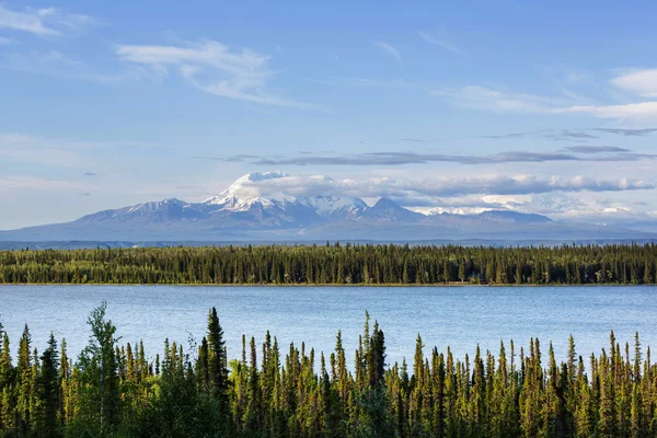 Βουνά της Αλάσκα το καλοκαίρι — Φωτογραφία Αρχείου