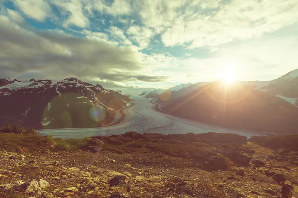 Glaciar del salmón en Stewart — Foto de Stock