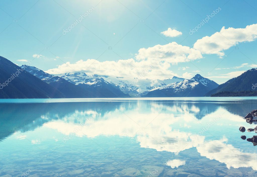 Turquoise Garibaldi lake