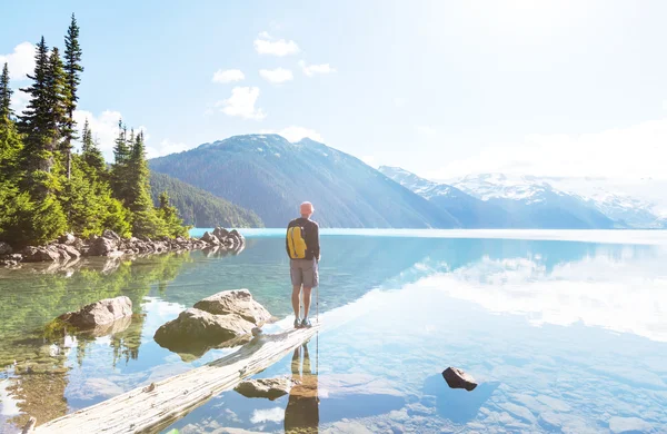 Wandeling naar het Garibaldi lake — Stockfoto