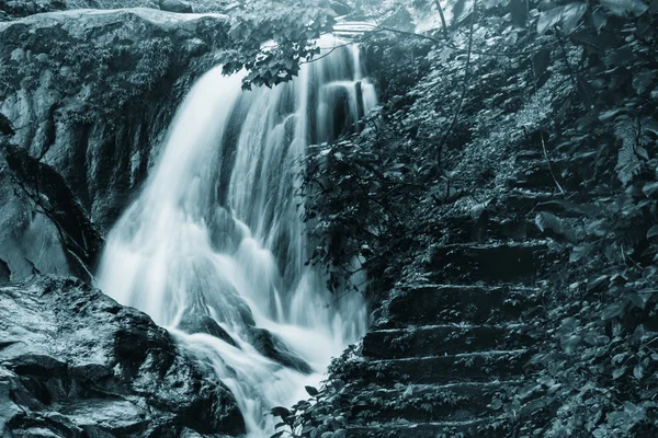 Waterfall in Indonesian jungle — Stock Photo, Image