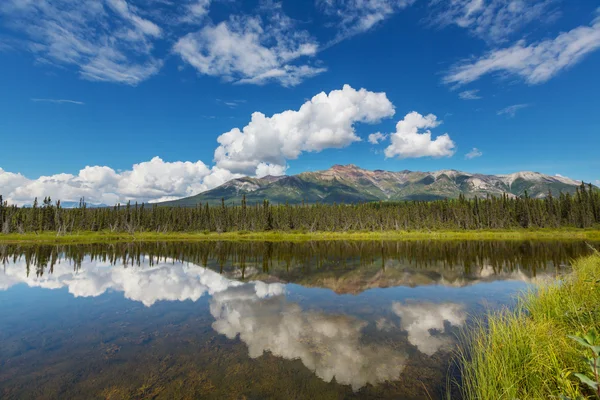 Serenity sjö i Alaska — Stockfoto