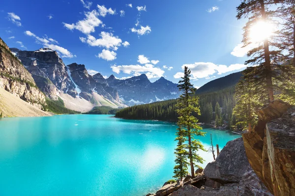 Moraine lake, Kanada — Stock Fotó