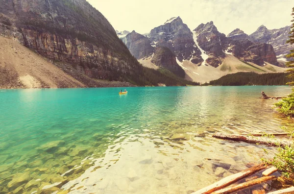Lago Moraine no Canadá — Fotografia de Stock