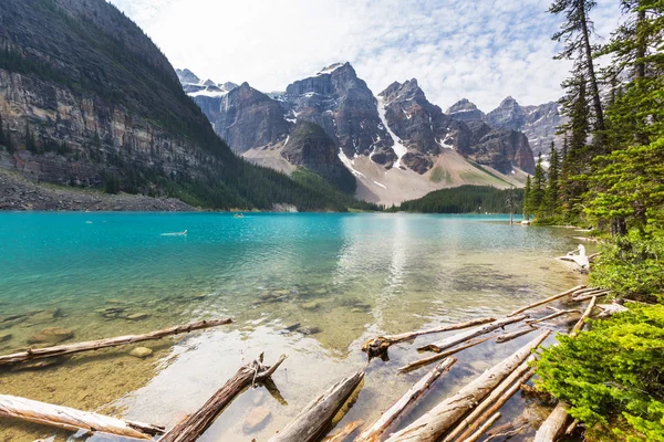 Jezero Moraine v Kanadě — Stock fotografie