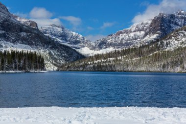 Picturesque rocky peaks clipart