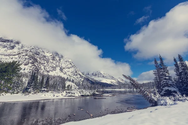 Winter in Glacier Park — Stock Photo, Image