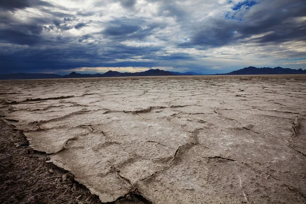 Deserto de sal no utão — Fotografia de Stock