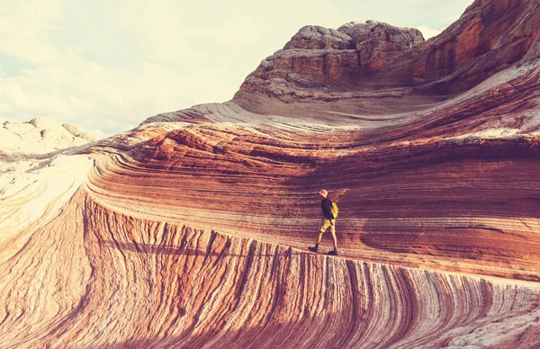 Caminhada nas montanhas do Utah — Fotografia de Stock