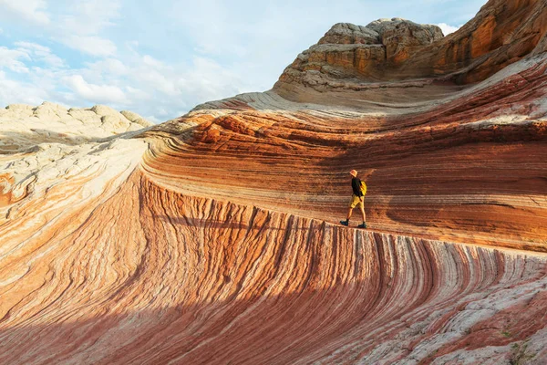 Caminhada nas montanhas do Utah — Fotografia de Stock