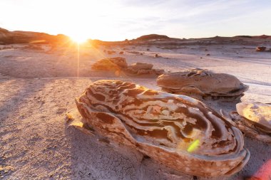 Bisti badlands wilderness area clipart