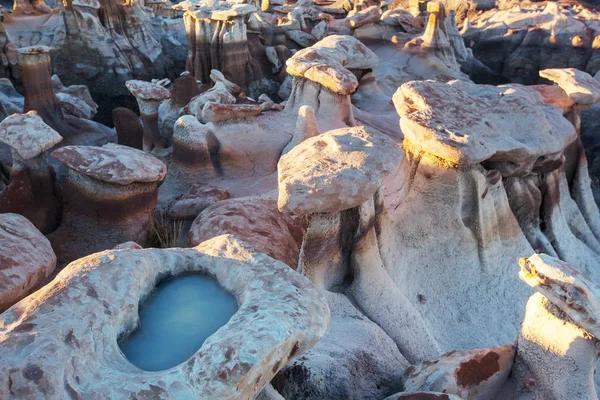 Bisti badlands wildernis gebied — Stockfoto