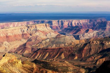 Picturesque landscapes of the Grand Canyon clipart