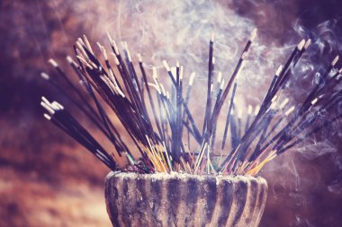 Traditional  incense sticks  clipart