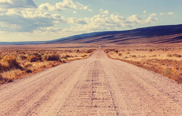 Road in the prairie country — Stock Photo, Image