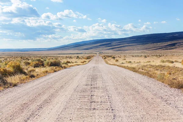 Camino en el campo de la pradera — Foto de Stock