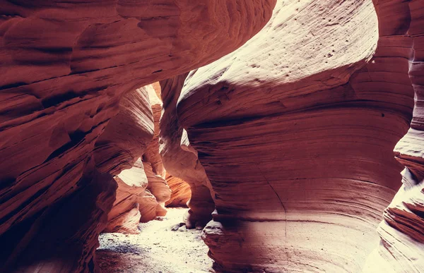 Slot canyon Grand lépcsőház Escalante National park — Stock Fotó