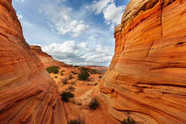 Coyote Buttes, Vermillion sziklák — Stock Fotó