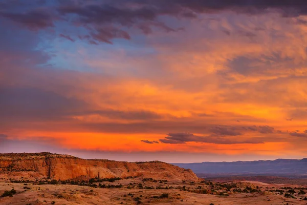 在犹他州的砂岩地貌 — 图库照片