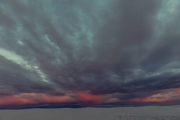 Dunas de arena blanca inusuales — Foto de Stock