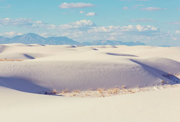 특이 한 백색 모래 언덕 — 스톡 사진