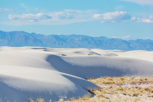 특이 한 백색 모래 언덕 — 스톡 사진