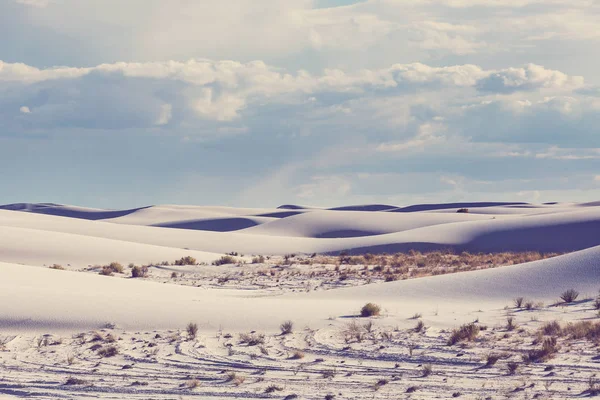 Dunas de arena blanca inusuales — Foto de Stock