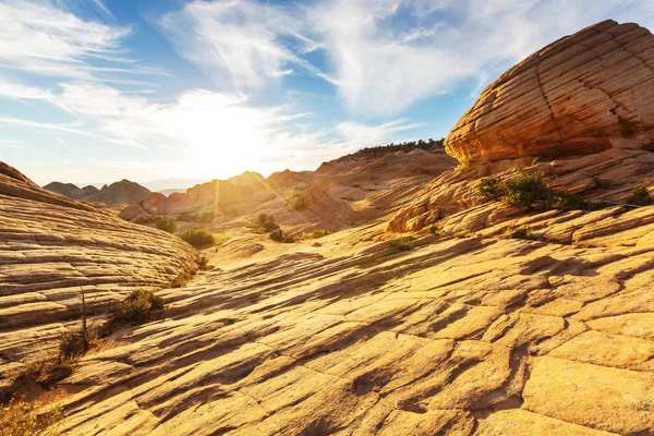 Zandsteen formaties in utah — Stockfoto