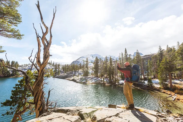 Vandring i Sierra Nevada — Stockfoto