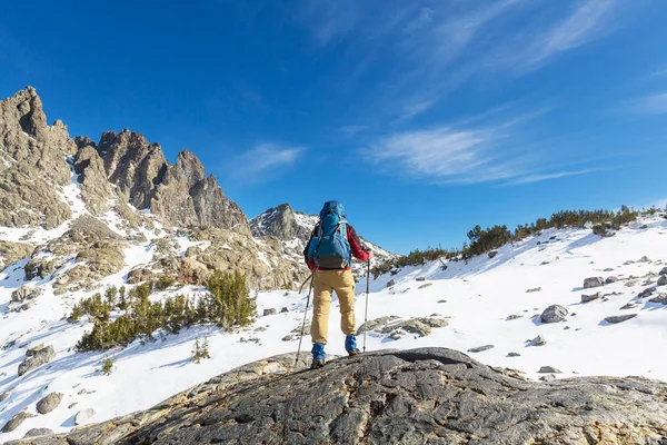 Wanderung in der Sierra Nevada — Stockfoto