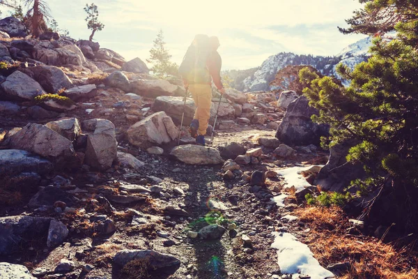 Hike in Sierra Nevada — Stock Photo, Image