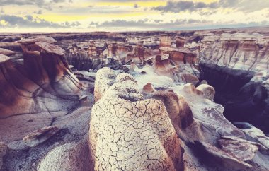 Bisti badlands vahşi alanı