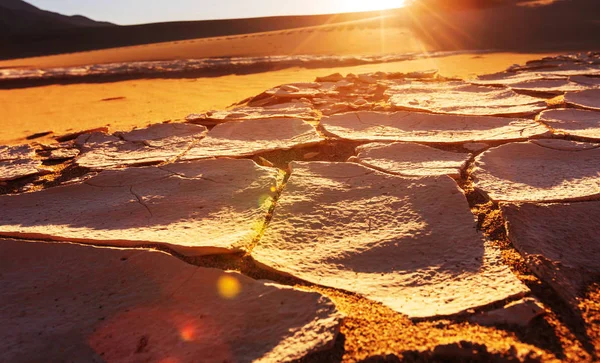 Les terres arides dans le désert — Photo