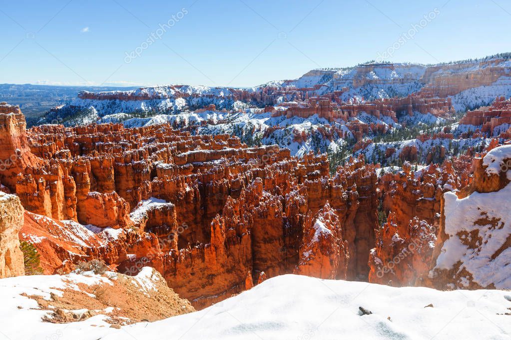Winter Bryce canyon  