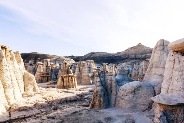 Bisti badlands wildernis gebied — Stockfoto