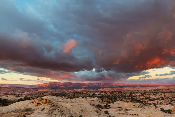 Zandsteen formaties in utah — Stockfoto