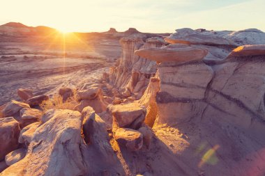 Bisti badlands vahşi alanı