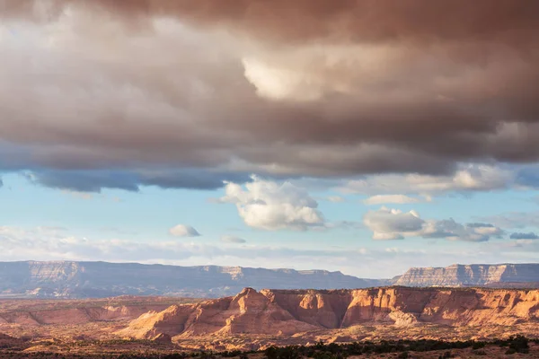 Utah krajiny pískovcové útvary — Stock fotografie