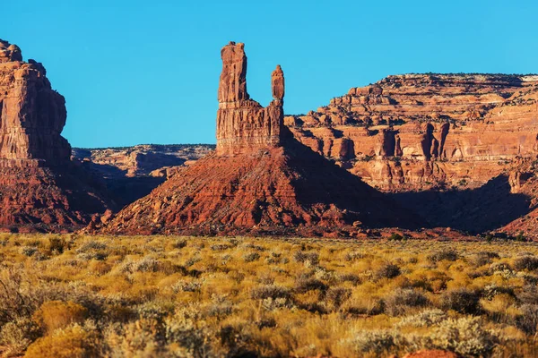 Valley of the Gods  rock formation — Stock Photo, Image