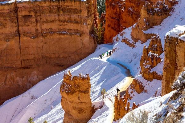 Winter Bryce canyon — Stock Photo, Image