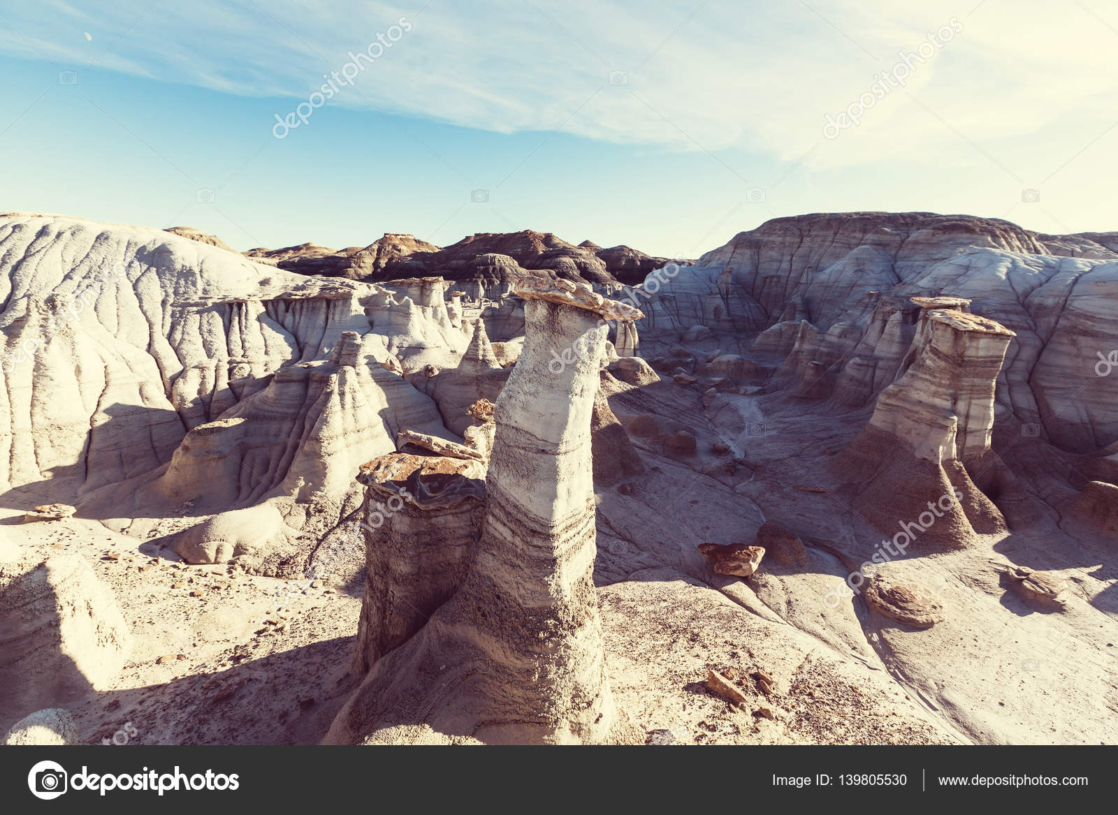 Bisti バッドランズ国立公園デ ナ迅荒野エリア ストック写真 C Kamchatka