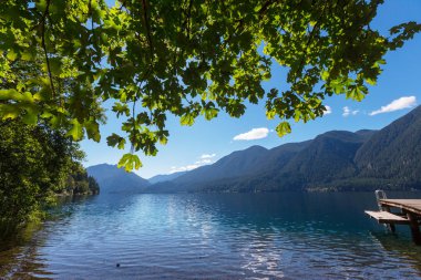 Lake Crescent at Olympic National Park clipart