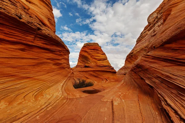 Coyote Buttes de los acantilados de Vermillion — Foto de Stock