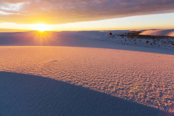 Dunes de sable blanc inhabituelles — Photo