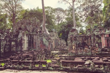 Antik Khmer uygarlık kalıntıları