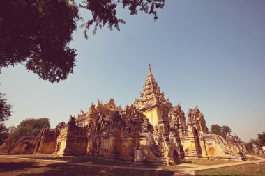 Budist tapınağı Myanmar 