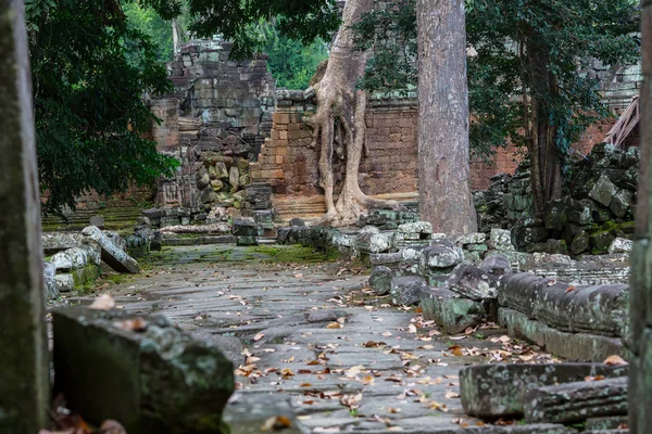 Ancient Khmer civilization ruins of Angkor — Stock Photo, Image